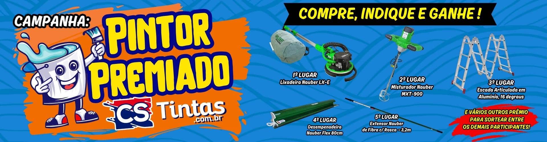 banner campanha pintor premiado cs tintas 2024