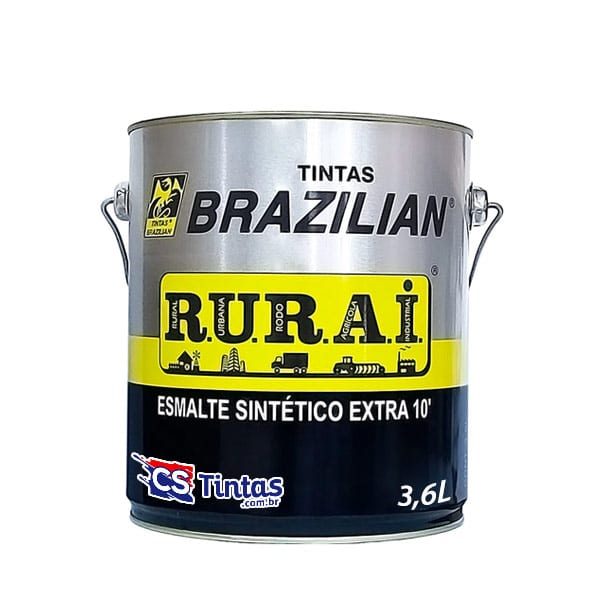 tinta esmalte industrial alta resistência rurai brazilian 3,6L
