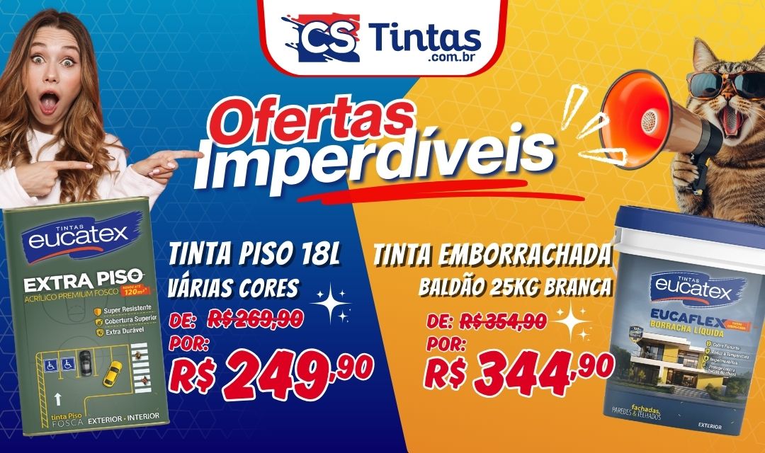 tinta piso promoção, tinta emborrachada promoção, loja de tintas em itaquaquecetuba, poá, suzano e mogi das cruzes, cs tintas.