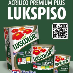 Tinta Piso Acrílico Premium Lukscolor é na CS Tintas