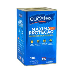 tinta emborrachada borracha líquida impermeavel eucatex maxima protecao 18l