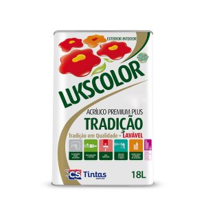 Tinta Acrílica Lavável Lukscolor Tradição Premium – 18L – BRANCO