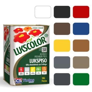 Tinta Piso Lukscolor Cores - CS Tintas, o melhor preço sempre